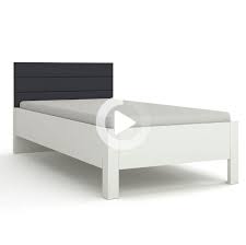 Rauch Orange Bett Nice4home 90 X 200 Cm Weiss Holzoptik En 2020