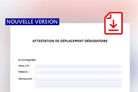 See more of attestation de déplacement dérogatoire application on facebook. Voici La Nouvelle Version De L Attestation De Deplacement Derogatoire