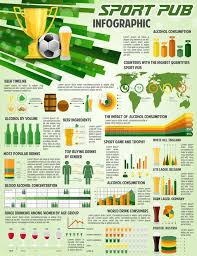 Vector Infographic For Soccer Football Pub Stock Vector