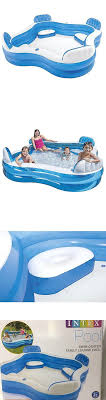 Intex 56475ep Swim Center Family Lounge Inflatable Pool 90inch X 90inch X 26inch Inflatable Pool Intex Kid Pool