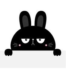 Bunny face cuttable design png dxf svg & eps file for silhouette cameo and cricut. Black Bunny Rabbit Silhouette Vector Images Over 2 200