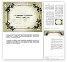 In word, however, the word template has a specific technical sense: Frame Word Templates Design Download Now Poweredtemplate Com