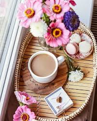 Styled Tray Stock Photo Inspiration In 2020 Kaffeezeit Bilder Grusse