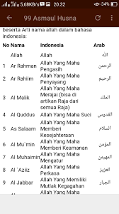 Maksudnya menjatuhkan orang yang selayaknya dijatuhkan kerana nama anak yang baik dalam islam adalah menjadi hak anak dan kewajipan yang mesti dipenuhi oleh. Asmaul Husna Mp3 Dan Maknanya Fur Android Apk Herunterladen