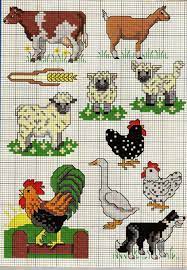 Do you think old macdonald's wife liked to cross stitch? Farm 2 Cross Stitch Cross Stitch Animals Cross Stitch Designs