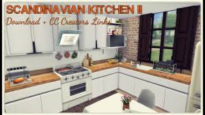 Lennox kitchen and dining set sims 4 kitchen sims house sims 4 the pergola would be lovely to use as a kitchen booth in an open cafe. Sims 4 Scandinavian Kitchen Ii Download Cc Creators Links Youtube