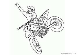 The dirt bikes have original factory graphics (decals) for more detailed coloring. Dirt Bike Coloring Pages Honda Coloring4free Coloring4free Com