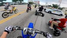 HE FELL IN THE STREET ON HIS YZ125! * FUNNY * - YouTube