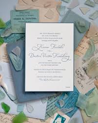 Wedding Invitation Paper Themed Wedding Invitations Ocean Wedding Theme
