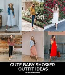 What To Wear To A Baby Shower 3 Easy Outfits That Are Shower Approved Baby Shower Outfit For Guest Baby Shower Outfit Cute Baby Shower Outfits