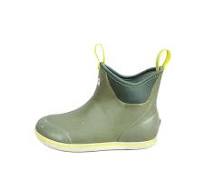 Xtratuf Men's Green Rubber Pull On Non Marking Sole Ankle Deck Boots Size 8