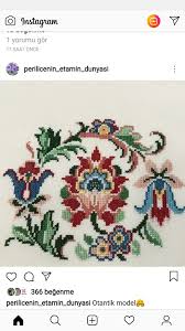 Hanife Karatas Adli Kullanicinin Yakin Cekim Desenler Panosundaki Pin Elde Nakis Kanavice Kanavice Ornekleri