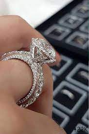 27 White Gold Engagement Rings To Conquer Your Love Big Engagement Rings Huge Engagement Rings Huge Wedding Rings