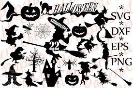 Download Halloween Silhouette Bundle Graphic By Chilipapers Creative Fabrica PSD Mockup Templates
