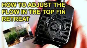 My review of the top fin essential 10 gallon fish tank. How To Adjust The Flow In The 2 5 Gallon Top Fin Retreat Aquarium Youtube