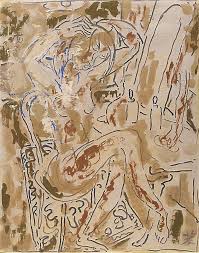 Seated Figure 1948 By Ian Fairweather Australian Painting Figure Painting Art
