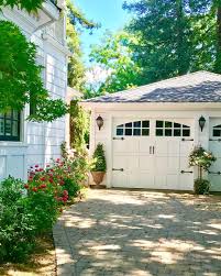 Kristy Wicks On Instagram Neighborhood Walk And Garage Details Love That Little B Carriage Style Garage Doors Garage Door Design Detached Garage Designs