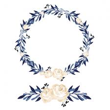 Wreath Floral Blue Flowers Bouquets Leaves Png And Vector With Transparent Background For Free Download Design Floral Brasao Casamento Coroa De Flores