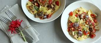 Recipes Italian Sausage Ravioli With Eggplant And Tomatoes Giovanni Rana Recipe Sausage Ravioli Tasty Pasta Italian Sausage