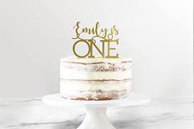 First Birthday Cake Topper Personalised Birthday Cake Topper Etsy First Birthday Cake Topper Gold Cake Topper Birthday Custom Cake Toppers