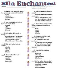 Ella enchanted (trophy newbery) gail carso. Ella Enchanted Questions By Angie Kennedy Teachers Pay Teachers