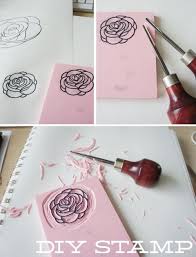 Fast shipping on custom gifts Diy Stamp Diy Stamp Stamp Crafts Hand Carved Stamps