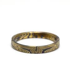Mokume Gane Ring Echo Pattern In Oxidized Spark Palette Etsy In 2020 Mokume Gane Ring Clean Gold Jewelry Fine Diamond Jewelry