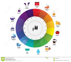 The Ph Scale Universal Indicator Ph Color Chart Diagram