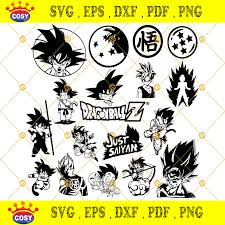 Maybe you would like to learn more about one of these? Dragon Ball Bundle Svg Goku Png Goku Svg Dragonball Svg Dragon Ball Z Svg Super Saiyan Svg Png Dxf Eps