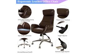 Mail, or postal service) is an independent agency of the united states federal. Amazon Com Glitzhome Adjustable High Back Office Chair Home Executive Armrest Swivel Chair Pu Leather Coffee Kitchen Dining