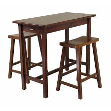 3pc kitchen island table with stools