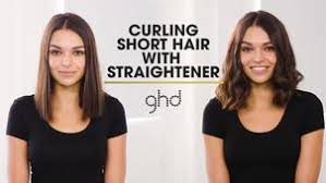 Your hair looks poofy or fluffy. Curling Short Hair With A Flat Iron Ghd Hairstyle Tutorial
