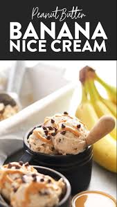 Banana Butter Cream Nice Peanut Peanut Butter Banana Nice Cream Rezepte Erdnussbutter Banane Erdnussbutter