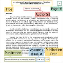 The date may also be displayed at the end of an article, near the author biography. Locate Citation Information Research Foundations Libguides At Seminole State College