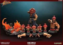 Akuma goes by the name of gouki in the japanese versions of street fighter. Street Fighter Mixed Media Statue 1 4 Akuma Ultimate Exclusive Version 58 Cm Pop Culture Shock Pcs Bunker158 Com