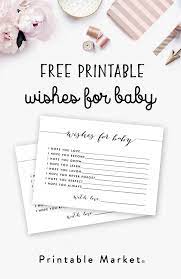 Though i'm not here to thank you for the special gift you brought my family and i are grateful. Free Baby Shower Keepsake Wishes For Baby Simple Instant Download Printable Printable Market Baby Shower Advice Baby Shower Wishes Baby Shower Funny