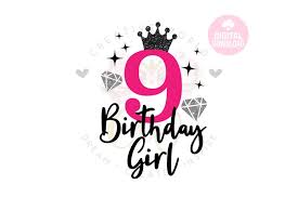 Download 9th Birthday Svg My 9th Birthday Svg Princess Diva 429667 Cut Files Design Bundles