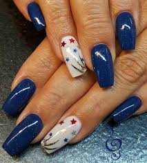 With a nail kit, you'll paint one solid color and. 4th July Nails Designs