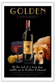 Golden Retriever Dog Wine Glass Vintage Cabernet By Pupsketches 95 00 In 2020 Dog Wine Dogs Golden Retriever Golden Retriever