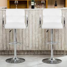 Set of 2 bar stools in imitation leather with. 2er Set Barhocker Tresenhocker Mit Armlehnen Kaufland De