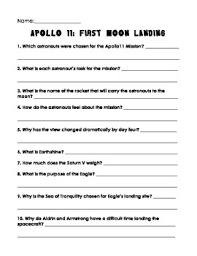 Please understand that our phone lines must be clear for urgent medical care needs. Apollo 11 First Moon Landing By Michael D Cole Comprehension Questions