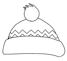 Winter Hat Coloring Page Coloring Pages Winter Snowman Coloring Pages Winter Hats