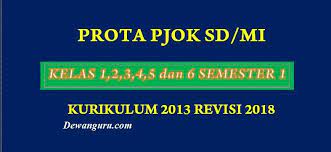Maybe you would like to learn more about one of these? Prota Pjok Sd Mi Kelas 1 23 4 5 Dan 6 Semester 1 Dan 2 Dewanguru Com