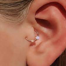 Tragus Gold Hoop Helix Piercing Ring Nose Ball Ring Septum 9 Mm Ring Tragus Gold Earring Conch Ear Jacket Earring Gold Gold Ear Jacket Simple Earrings
