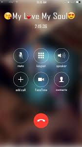 Love Calling My Love Incoming Call Screenshot Facetime
