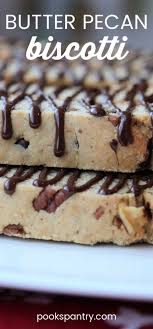 Butter Pecan Biscotti Cookies Recette Gourmandise Pecan Gouter