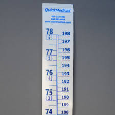 Quickmedical Qm112 Narrow Wall Height Chart Wall Tape Only