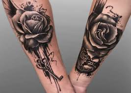 Couple Rose Tattoo Couples Tattoo Designs Best Couple Tattoos Matching Couple Tattoos