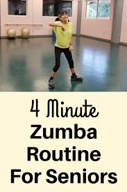 4 Minute Zumba For Seniors Fitness With Cindy In 2020 Zumba Routines Zumba Workout Senior Fitness
