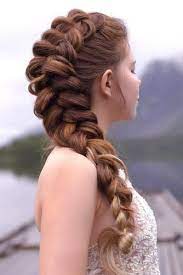 Popular Styles Big Side Braid Double Fishtail And Full Crown Picture1 Side Braid Hairstyles Long Hair Styles Braided Hairstyles